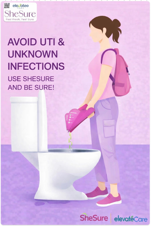 SheSure - Pee hygienically without sitting -20 Pcs (2pack of 10units)