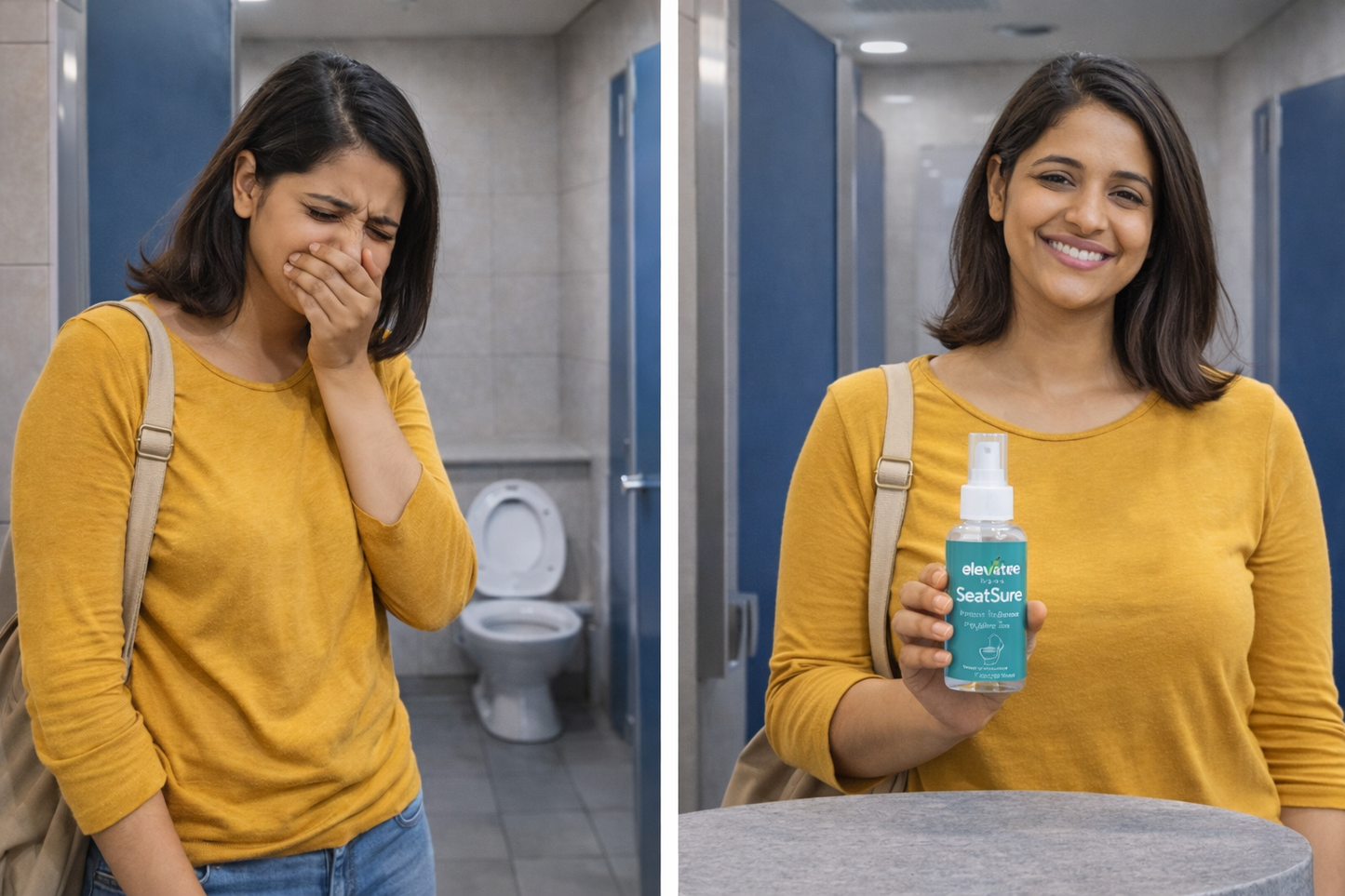 SeatSure - Instant Toilet Seat Hygiene Spray - 100ml (Pack of 2)