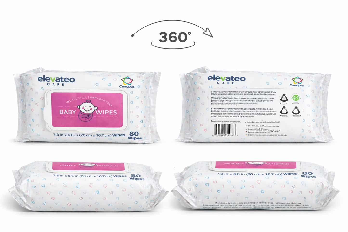 Baby wet wipes (Pack of 2) Extra-gentle wipes for baby’s sensitive skin